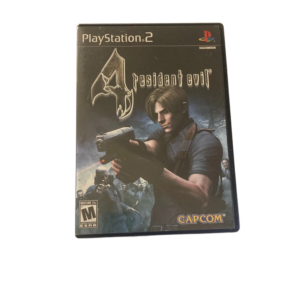Resident Evil 4 (Sony PlayStation 2, 2005) PS2 Black Label CIB Complete Manual